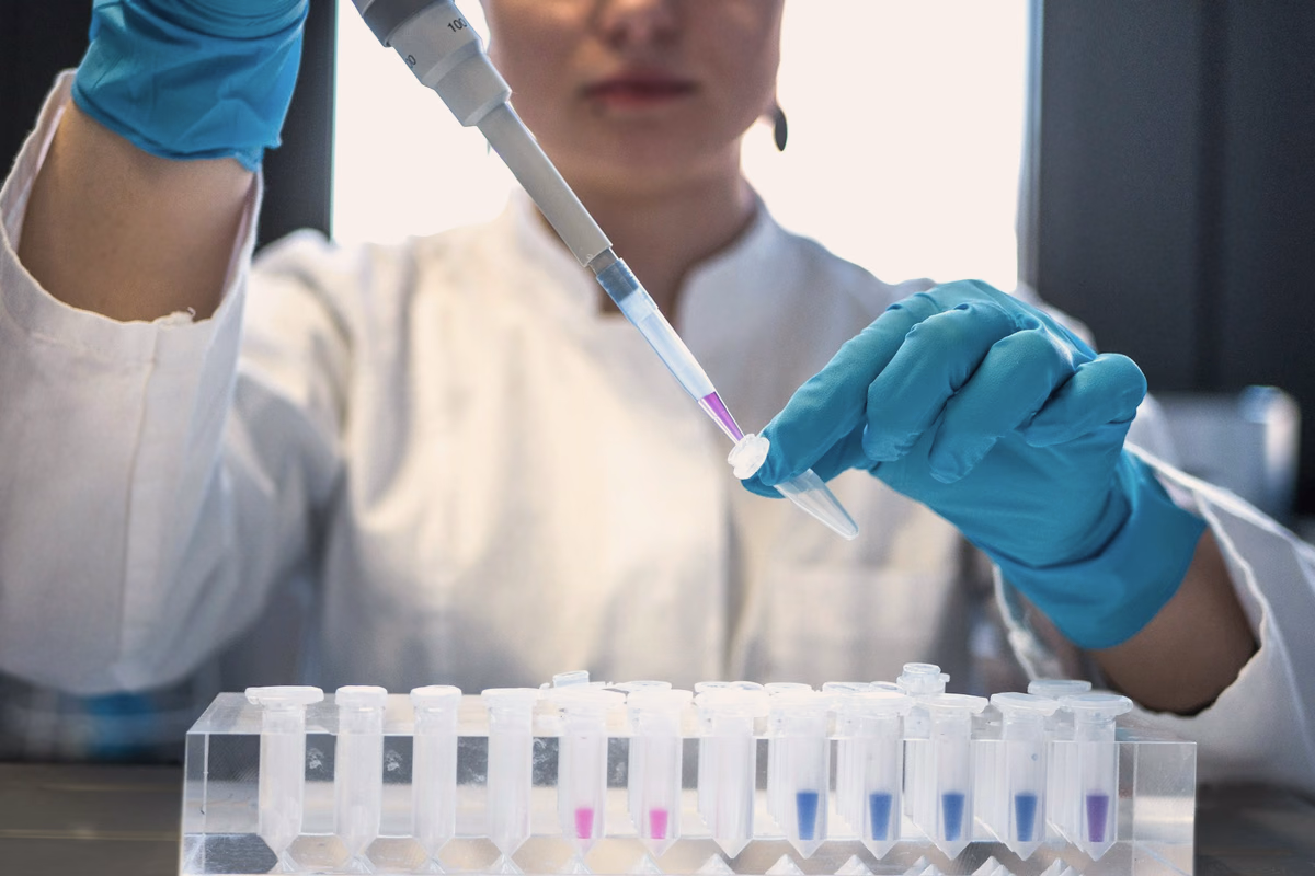 Analyse d’échantillons au laboratoire